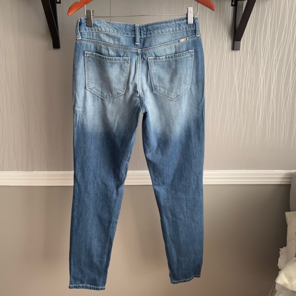 Kancan Mid Rise Boyfriend Fit Denim Jeans KC8281M - Picture 8 of 12